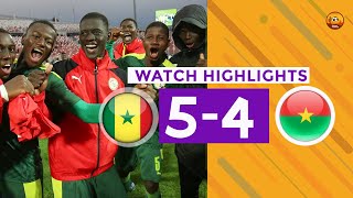 SENEGAL VS BURKINA FASO1541AFCON U17 SEMISGOALSampHIGHLIGHTS [upl. by Lida]