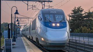 Amtrak Acela amp ACS64 Horn Compilation 2024 [upl. by Stevie]