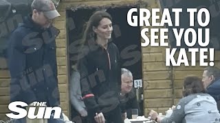 Princess Kate on video for first time since surgery looking happy on shopping trip with William [upl. by Erl]