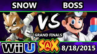 SX 111  Boss Dr Mario Luigi Vs Snow Sheik Fox SSB4 Grand Finals  Smash Wii U  Smash 4 [upl. by Aridatha]