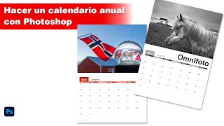 Crear un calendario fotográfico con Photoshop y Excel [upl. by Ermin571]