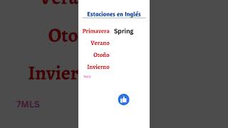 Las estaciones del año en Inglésinglesaprenderingles [upl. by Kerat]