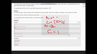 B Following the String  Codeforces Round 923 Div 3  Codeforces  Full solution with code [upl. by Luis]