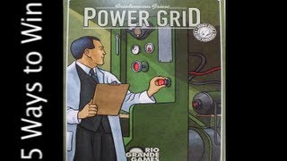 5 Ways to Win Power Grid [upl. by Refotsirc]