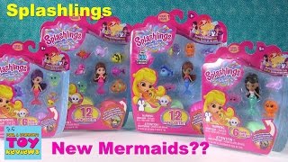 Splashlings NEW MERMAIDS 12 Pack Unboxing Opening  PSToyReviews [upl. by Enyamrahs]