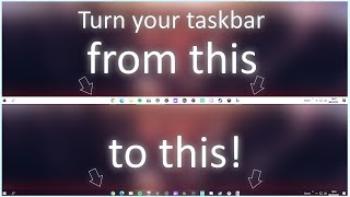 How To Have A Transparent Taskbar Windows 10 [upl. by Enisamoht]