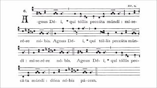 Agnus Dei Missa de Angelis Gregorian Chant Organ Accompaniment  Tabilin [upl. by Levana40]