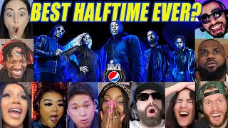 The Best Reactions To Super Bowl LVI Halftime  Dre Snoop Eminem Mary J Kendrick 50 cent [upl. by Weight]