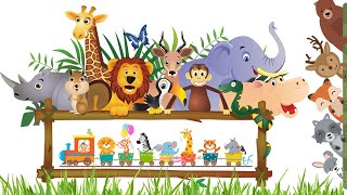 Animal Names for Kids  Animals Sounds amp Baby Names  Educational Videos For Kids  animal name [upl. by Nidroj]