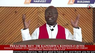 PREACHER REV DR KAPEMBWA KONDOLO RTD [upl. by Maurise]