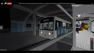 Roblox Delta Line Project  Delta line Admin train Delta to Brentwood Town Centre [upl. by Chrisoula108]