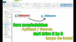 Cara Memindahkan Aplikasi dari Drive C ke D [upl. by Samuella332]