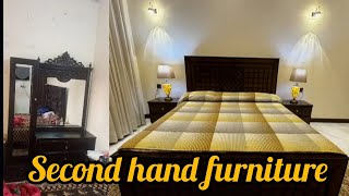 Second hand furniture Sofa set Bedroom set cheap price in Pakistan SaMsvlog123 [upl. by Chappelka447]