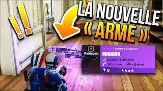 🔥 JE TEST LE NOUVEAU MINIGUN DE FORNITE  🔥 [upl. by Ottinger]