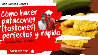 Como hacer patacones o tostones fácil y rápido [upl. by Marv]