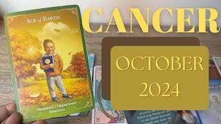 Cancer Tarot ♋️ October Brings Something Incredible Your Way Cancer [upl. by Eenitsed]