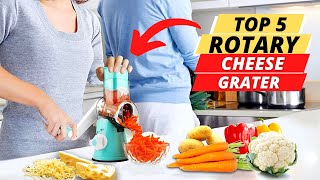 Top 5 Best Rotary Cheese Grater in 2024 [upl. by Atteuqahc114]