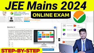 ONLINE Exam कैसे होता है JEE Main 2024 Online Exam Process How to give JEE Mains 2024 Online Exam [upl. by Aihceyt299]