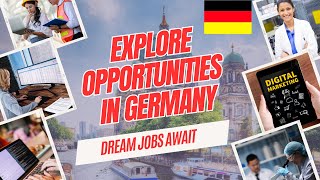 🇩🇪 Work in Germany Top Jobs for Skilled Professionals [upl. by Aggappera]