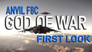 ANVIL F8C GOD OF WAR STAR CITIZEN PVP COMBAT [upl. by Anoval704]