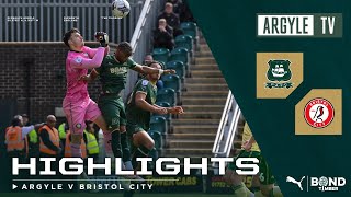 Plymouth Argyle v Bristol City highlights [upl. by Yanffit]