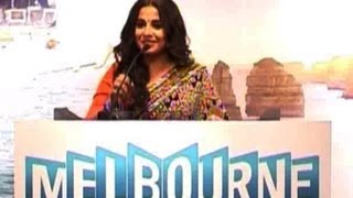 Vidya Balan endorse a film festival in Melbourne [upl. by Reyotal]