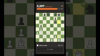 CHESS PUZZLE 14 ♟️chess [upl. by Ydak728]