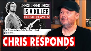 Christopher Cross Responds to his quotRide Like the Windquot Guitar Solo [upl. by Reseda]