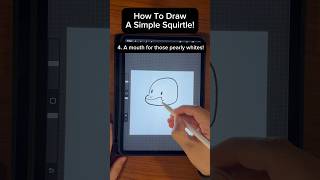 How to Draw CUTE Squirtle shorts [upl. by Arymahs]