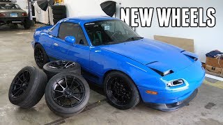 New Drift Spec Wheels for the Turbo Miata [upl. by Leroy967]