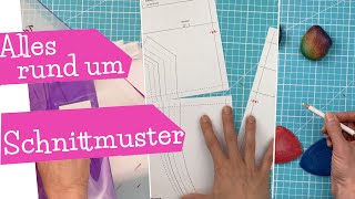 Schnittmuster 1x1  wie machst Du eigentlich  alles rund um Schnittmuster  nähen  mommymade [upl. by Quintus]