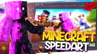 Creating a Minecraft Thumbnail with Blender  Speedart 36 [upl. by Clemmy328]