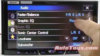 Pioneer AVHP4400BH Double Din Radio Demo [upl. by Walling]