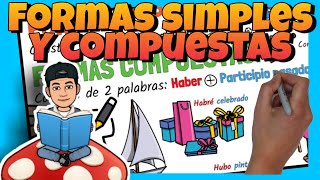 📚 Las FORMAS SIMPLES y COMPUESTAS del VERBO para NIÑOS [upl. by Sina]