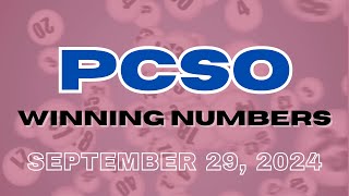 211 Million Jackpot Ultra Lotto 658 2D 3D and Super Lotto 649  September 29 2024 [upl. by Odnalo8]