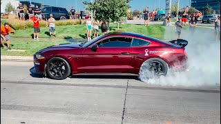 BEST Of Cars LEAVING CAR SHOW Compilation  Burnouts SENDS amp MORE [upl. by Theurer410]