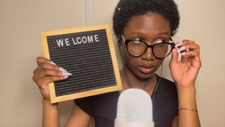 ASMR Roleplay  Sassy Librarian trains you for coop tingles✨inaudible whispers [upl. by Verine]