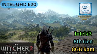 The Witcher 2 Assassins of kings  Lowend PC Performance Test  8GB RAM  i3  UHD 620 [upl. by Kamp]