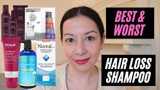 6 SHAMPOOS FOR quotHAIR LOSSquot AND WHAT I THINK OF THEM Nioxin Nizoral Pura DOr Mane N Tail Invati [upl. by Inahpets]