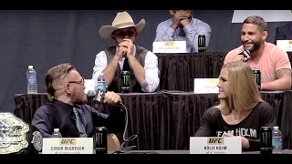 Conor McGregor to Chad Mendes quotYou Hit the Deck Like a Btchquot [upl. by Warga364]