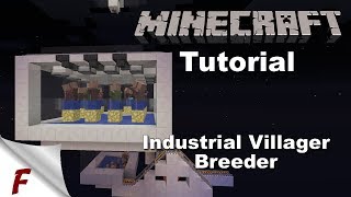 ✅ Minecraft Infinite Industrial Villager Breeder Tutorial 112 1121 amp 1122 [upl. by Sharla]