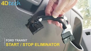 Ford Transit DISABLE Auto StartStop Feature  Turn ON and OFF permanently 20222024 [upl. by Robby764]