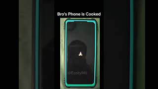 Bros Phone is cooked💀 memes linux [upl. by Lrat]