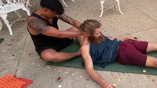 alternativetraveller RECEIVES LIFE CHANGING AMSR MASSAGE FROM TAO CHI KAI IN MEXICO [upl. by Ellednek]