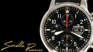 FORTIS Aviatis Flieger Professional Chronograph 43 mm [upl. by Lonnie]