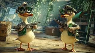 Comical battle for dominance erupts between ducks and humans  Animated Cartoon Movie HD [upl. by Ert]