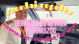 Szerdai repülés chemtrail Bermuda és Nevada hármoszög flat Earth [upl. by Boony138]