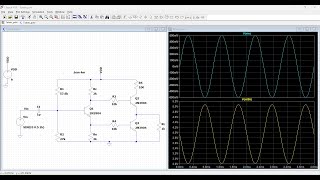 Totem pole circuit design using npn transistor LTspice 35 [upl. by Andee]