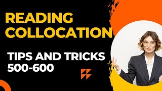 PTE Reading Collocation  100 collocation list  PTE Reading Tips amp Tricks  Reading vocab [upl. by Harutak274]