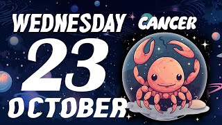 🌟YOUR TALENT WILL BE RECOGNIZED AND CELEBRATED🎉 CANCER ♋ HOROSCOPE FOR TODAY ❤ OCTOBER 23 2024 [upl. by Hcirdla]